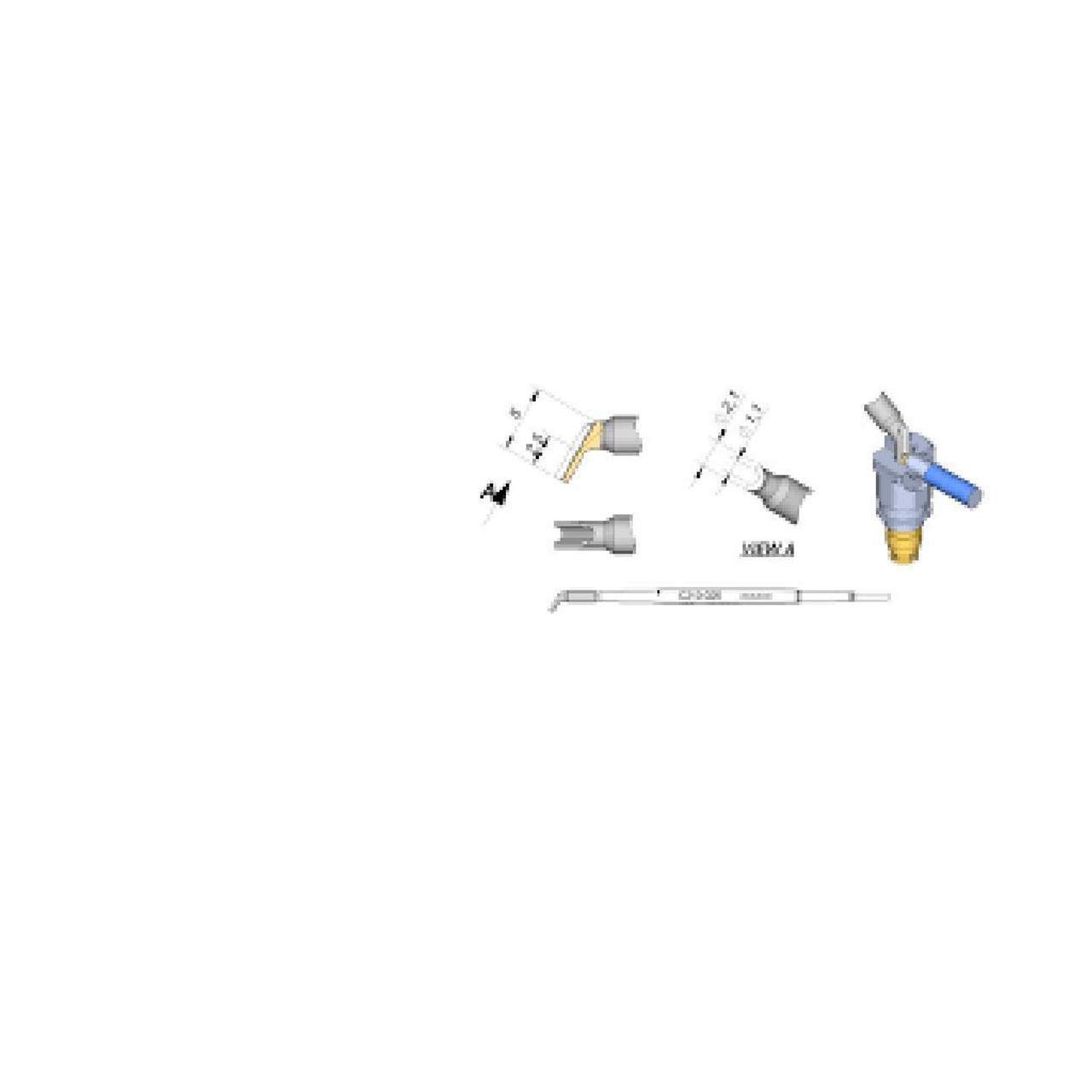 JBC C210025  |  Soldering Tip Cartridge T210 Iron Pin Connector - 1.1 mm