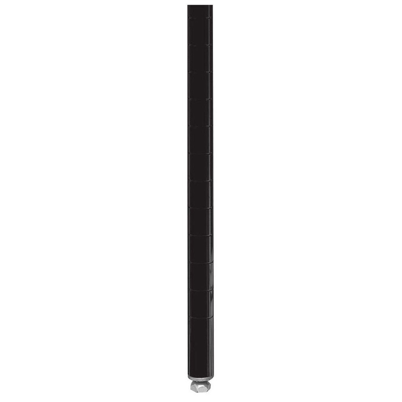 Metro 27PBL  |  Super Erecta SiteSelect Post with Adjustable Leveling Bolts - 27.5" High - Black