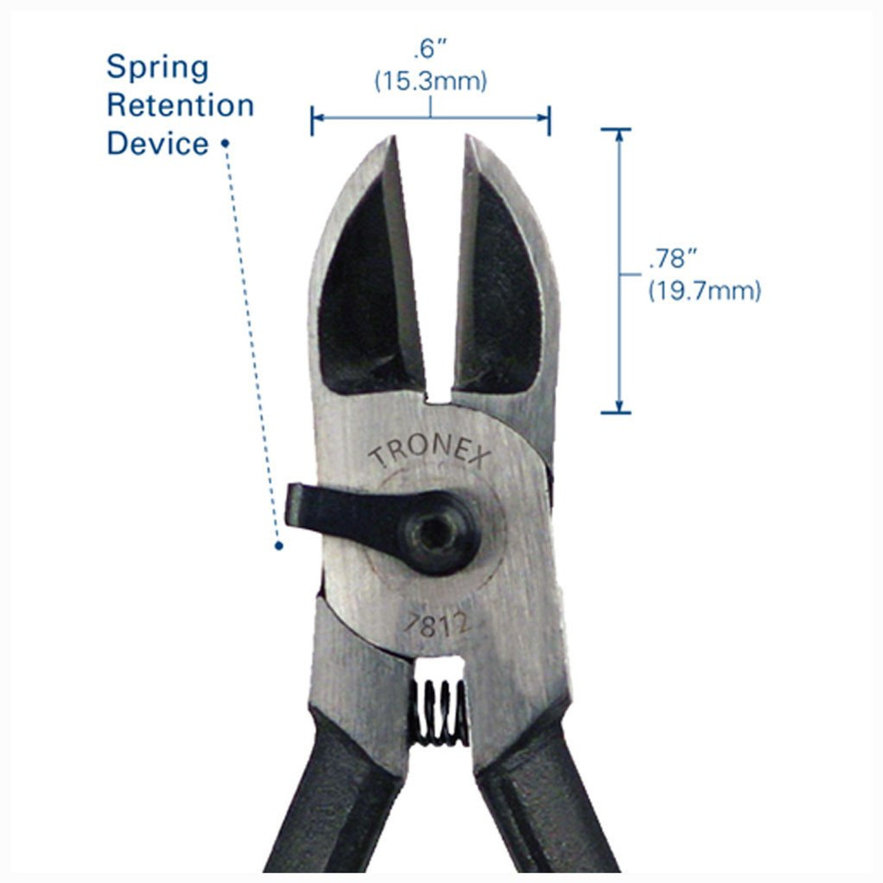 Tronex 5812 |  Heavy Duty Long Oval Cutter, Standard Handle, Flush Edge Finish