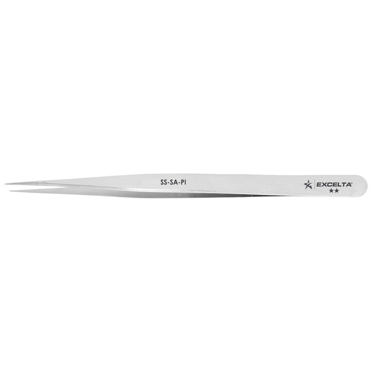 Excelta SS-SA-PI  |  Tweezers - Slim Very Fine Point - Straight - 2-Star - Anti-Mag. SS