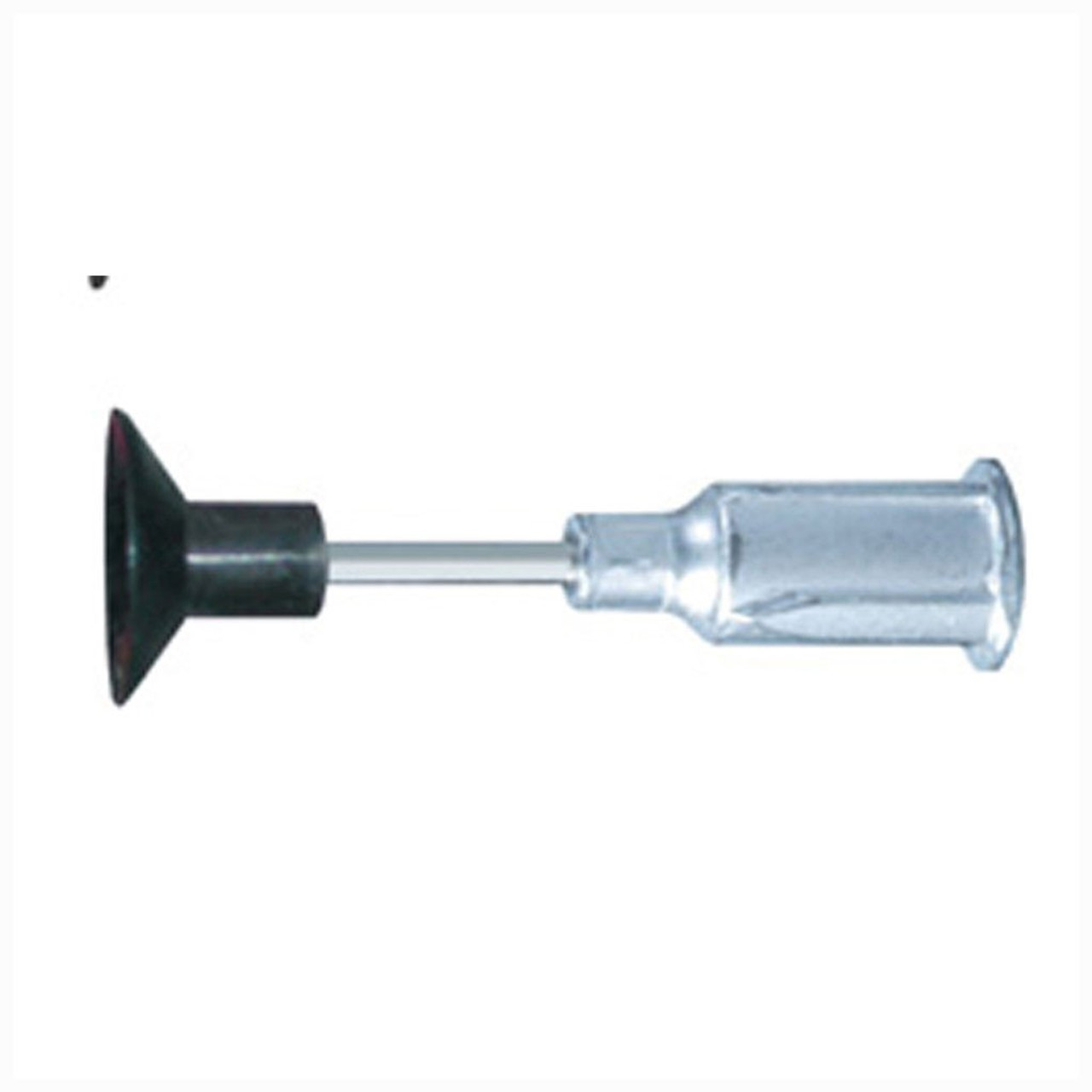 Excelta PVS-CB-38  |  Vacuum Probe/Cup - Straight Tip - 3-Star - Black Buna-n - .38"(9.5mm) dia.