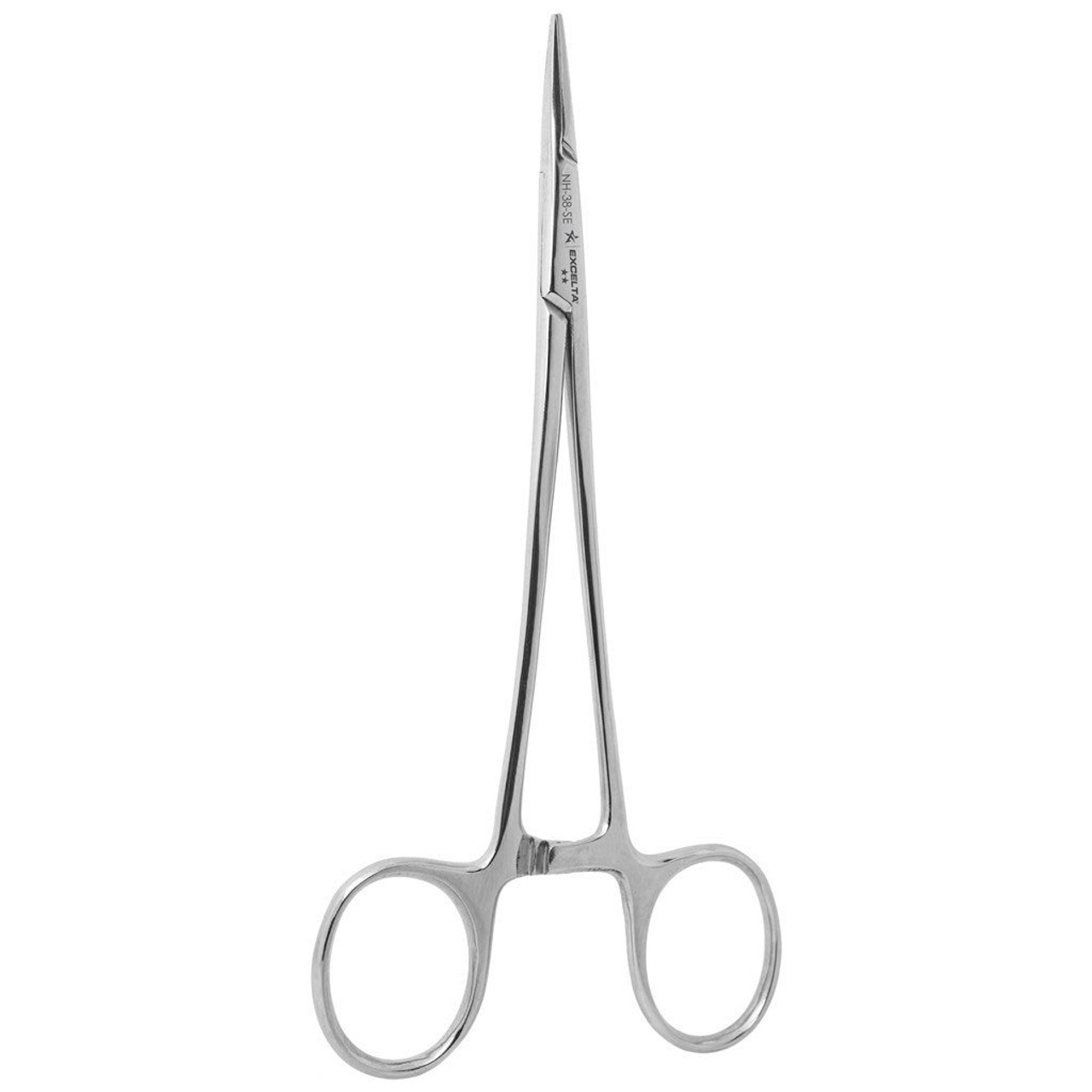 Excelta NH-38-SE  |  Hemostat - Needle Holder - Straight - 2-Star - SS - 6" (150mm)
