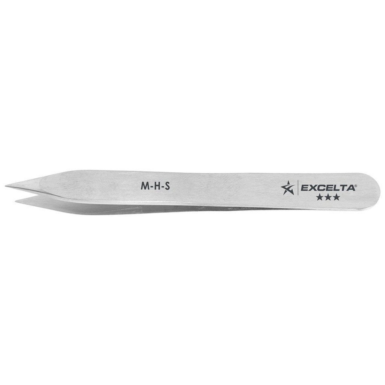Excelta M-H-S  |  Tweezers - Strong Point - Miniature - Straight - 3-Star - SS