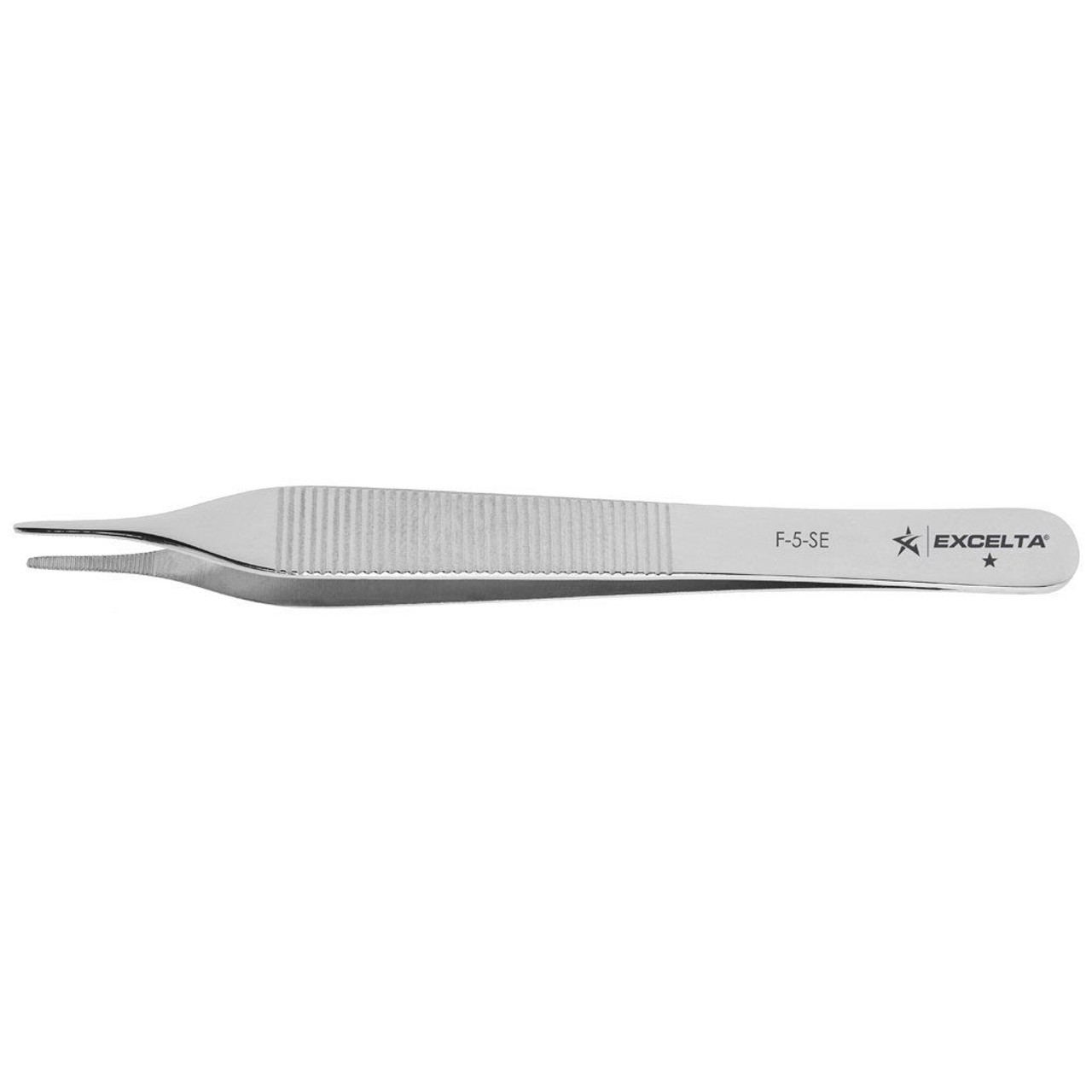 Excelta F-5-SE  |  Forceps - Laboratory - Straight - 1-Star - SS - Tip Serrations