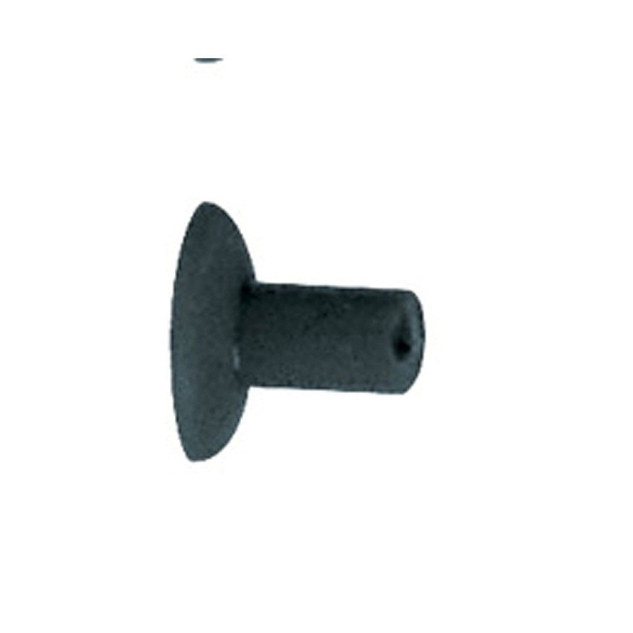 Excelta CB-316  |  Vacuum Cup - Round - 3-Star - Black Buna-n - .188"(4.76mm) dia.