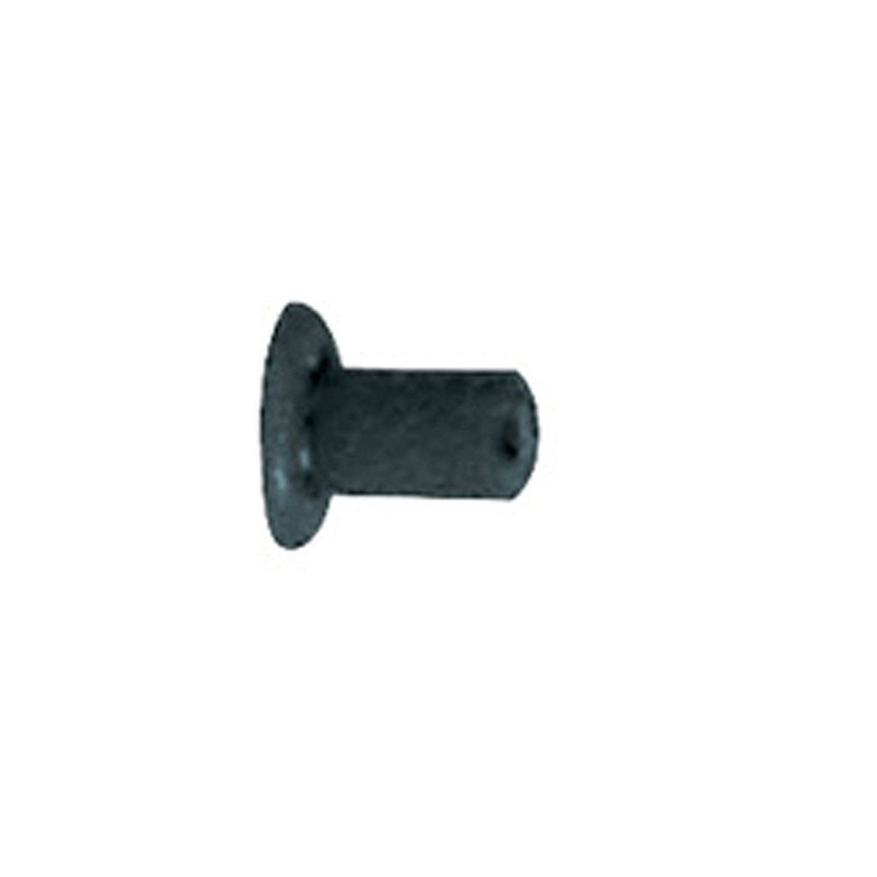 Excelta CB-18  |  Vacuum Cup - Round - 3-Star - Black Buna-n - .13" (3.25mm) dia.