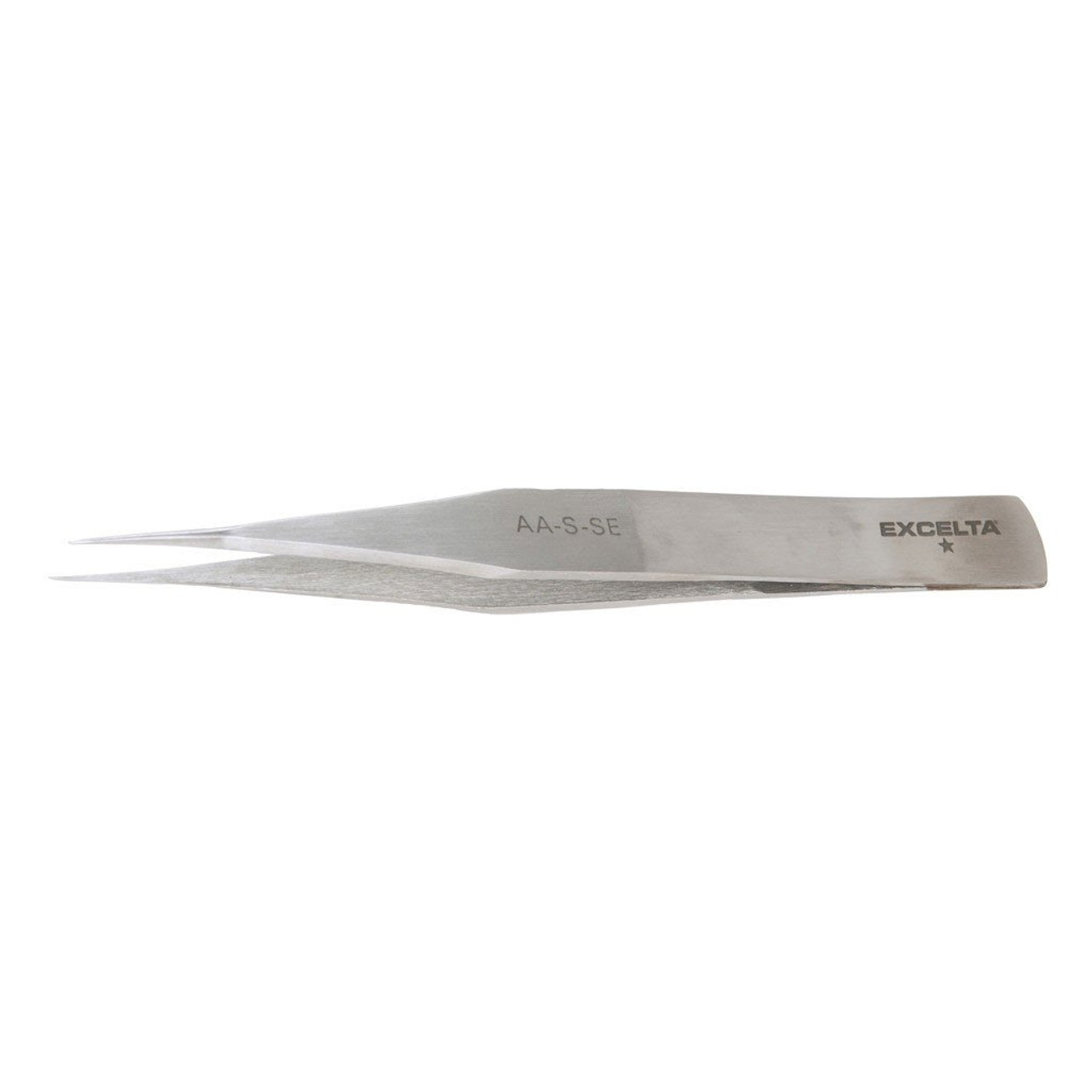 Excelta AA-S-SE  |  Tweezers - Medium Point - Straight - 1-Star - SS
