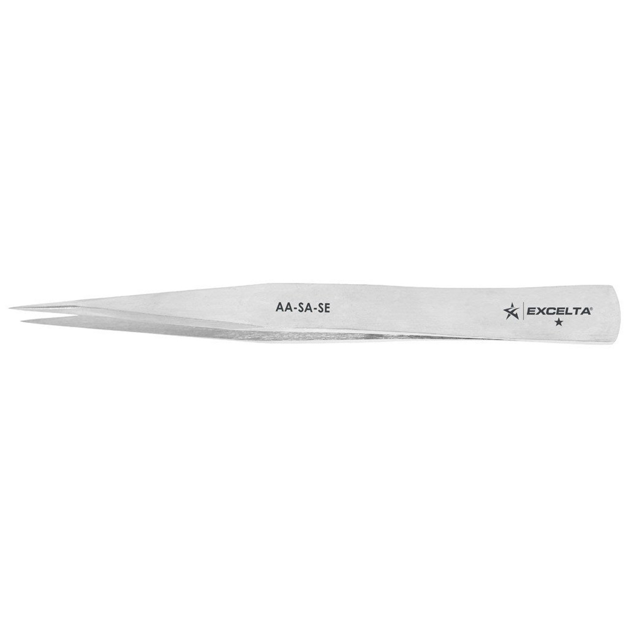 Excelta AA-SA-SE  |  Tweezers - Medium Point - Straight - 1-Star - Anti-Mag. SS