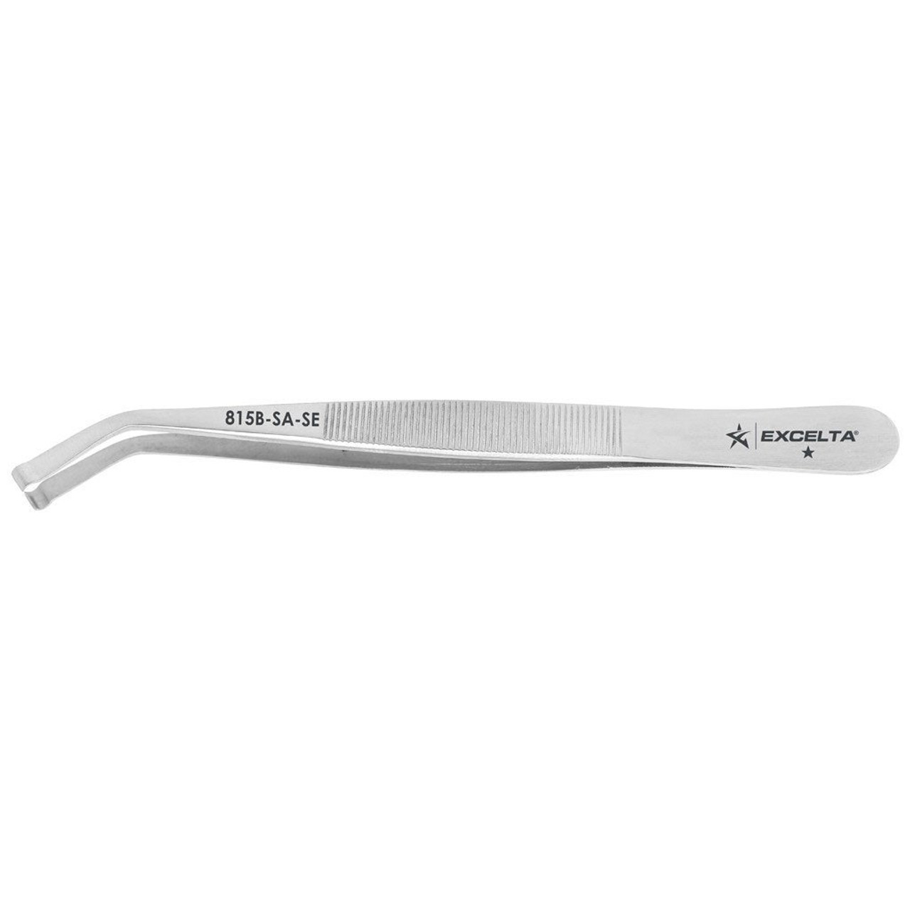 Excelta 815B-SA-SE  |  Tweezers - Small Parts Handling - Bent - 1-Star - Anti-Mag. SS