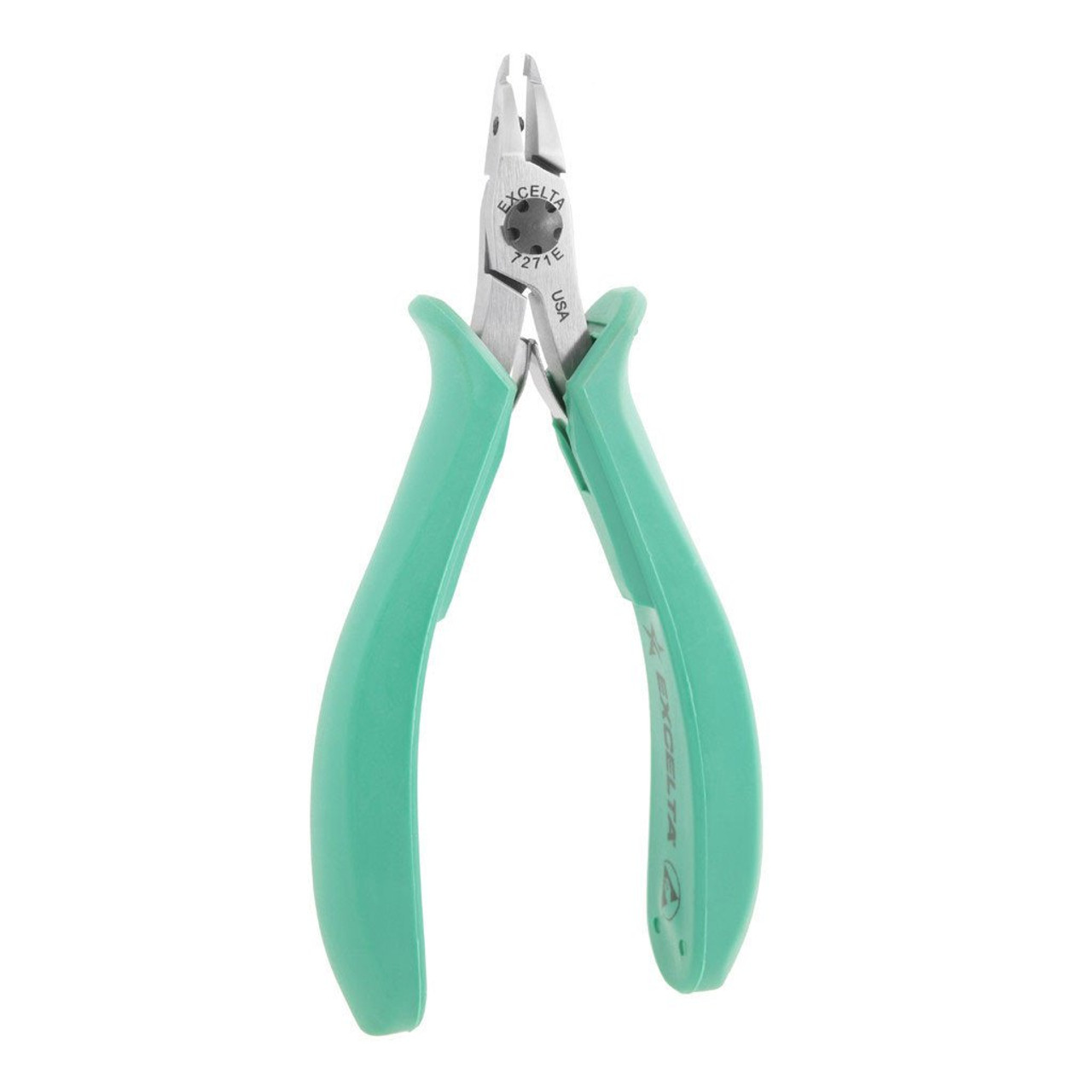 Excelta 7271E  |  Cutters - Long Nose Fine Tip - Relieved Head - 5-Star - Carbon Steel