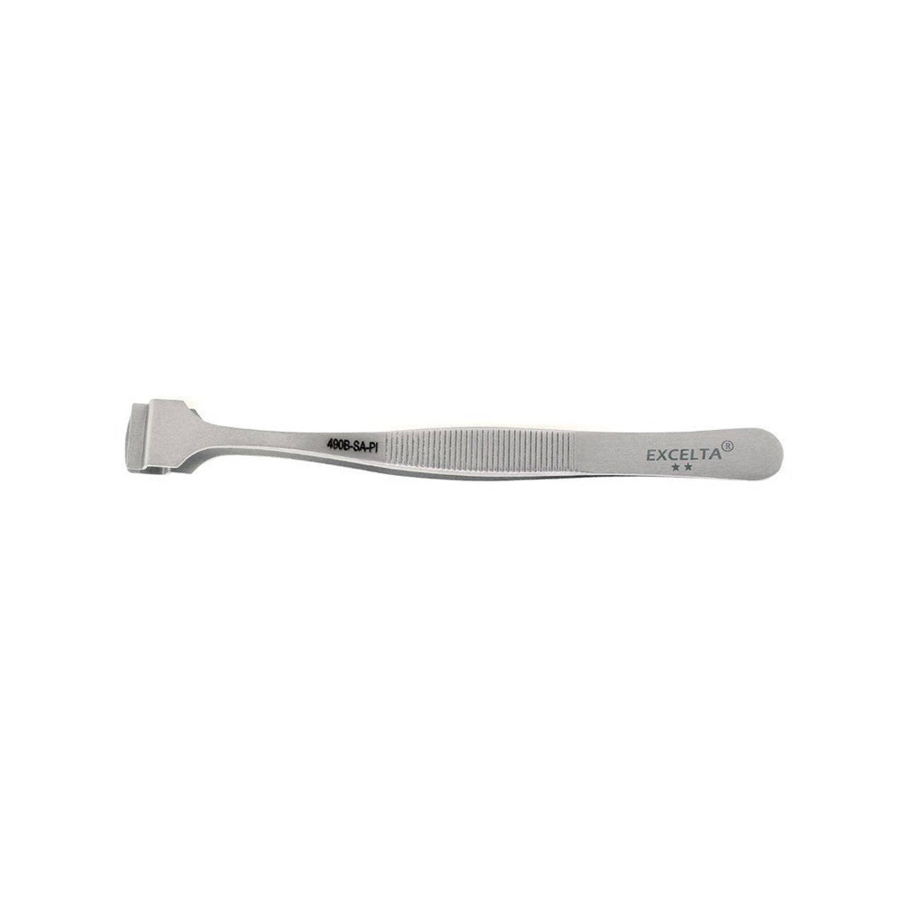 Excelta 490B-SA-PI  |  Tweezers - Wafer for 4" wafers - Bent Handle - 2-Star - Anti-Mag. SS