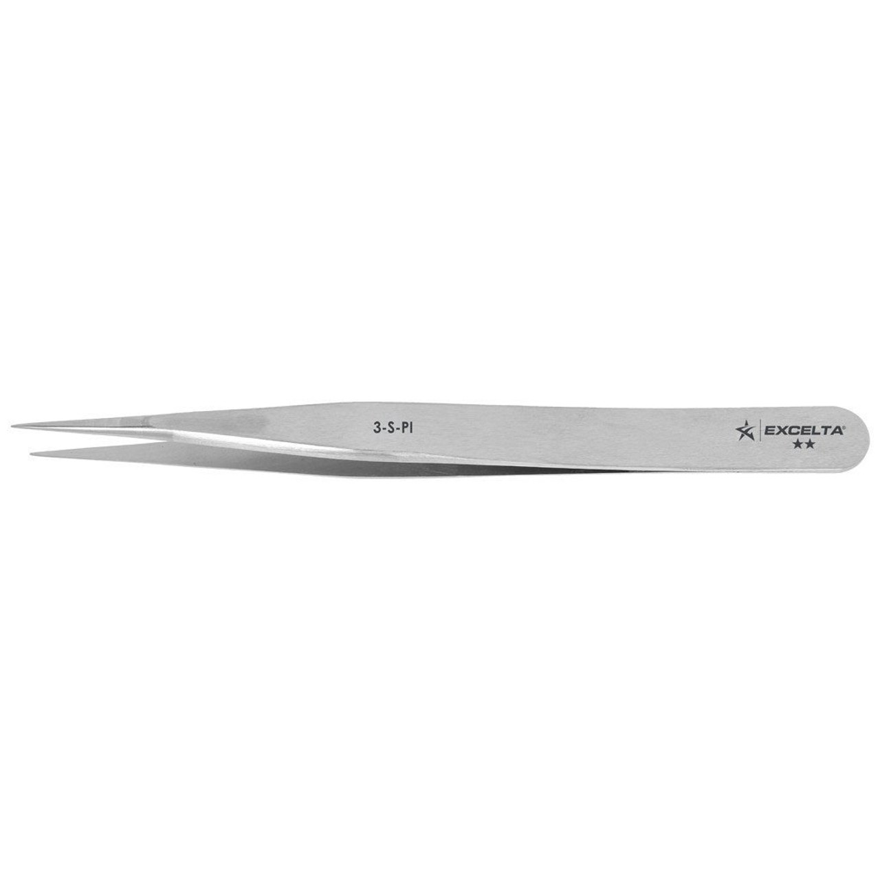 Excelta 3-S-PI  |  Tweezers - Very Fine Point - Straight - 2-Star - SS