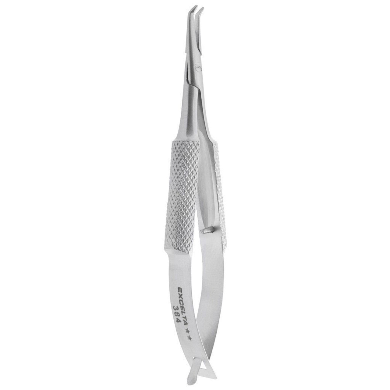 Excelta 384 |  Pliers - Micro - Bent Nose - 2-Star - SS - Self Opening