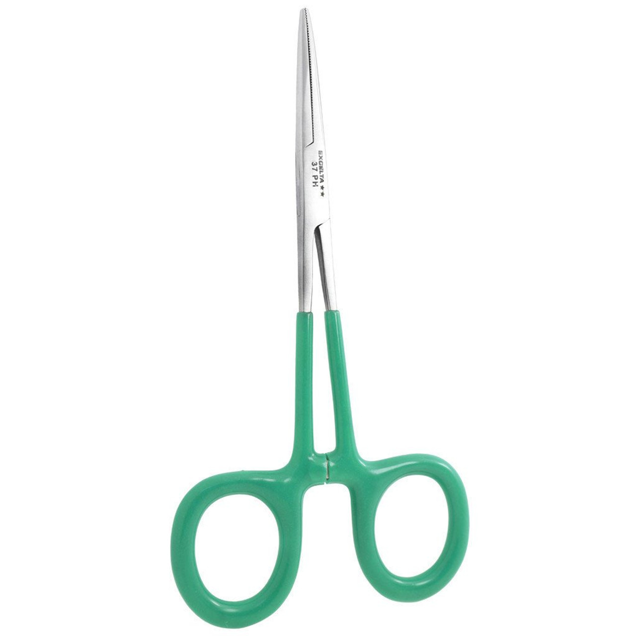 Excelta 37PH  |  Hemostats - Straight - 2-Star - SS - Vinyl-Coated handle - 6" (150mm)