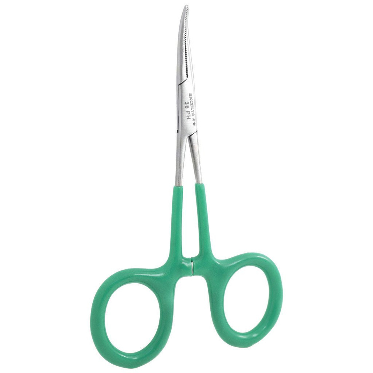Excelta 36PH  |  Hemostats - Curved - 2-Star - SS - Vinyl-Coated handle - 5" (125mm)