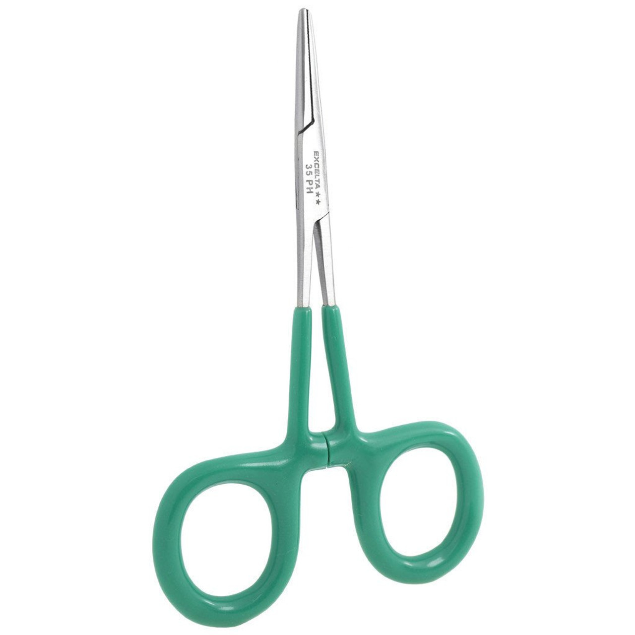 Excelta 35PH  |  Hemostats - Straight - 2-Star - SS - Vinyl-Coated handle - 5" (125mm)