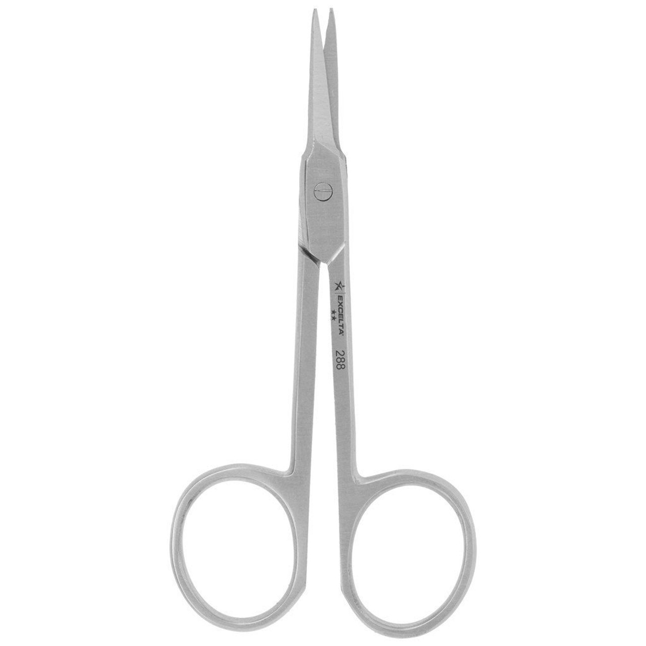 Excelta 288 |  Scissors - Short Fine blade - Straight - 2-Star - SS - Blade Length .75" (18.75mm)