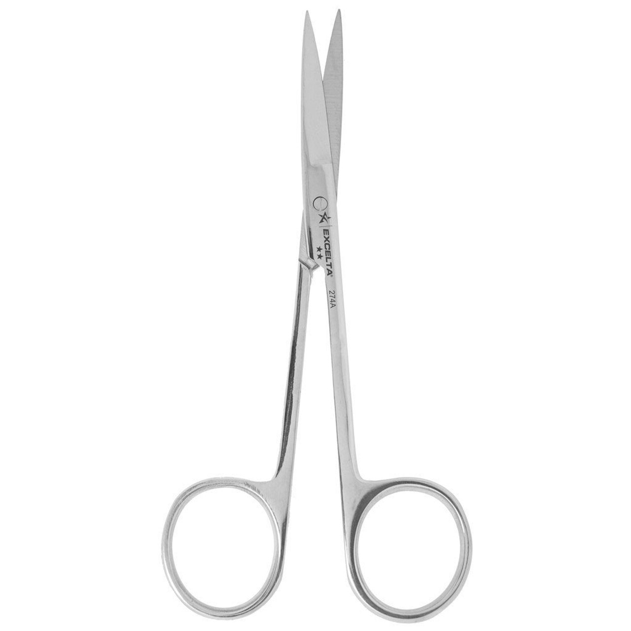 Excelta 274A  |  Scissors - Straight - 2-Star - SS - Blade Length 1.5"(37.5mm)