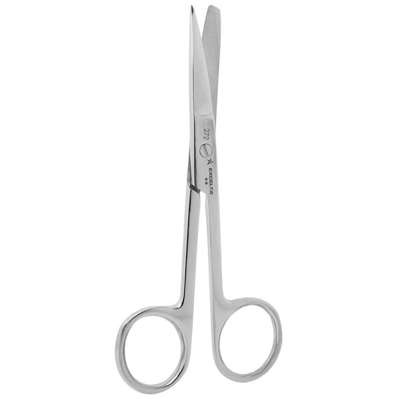 Excelta 272 |  Scissors - Straight - 2-Star - SS - Blade Length 1.5"(37.5mm)
