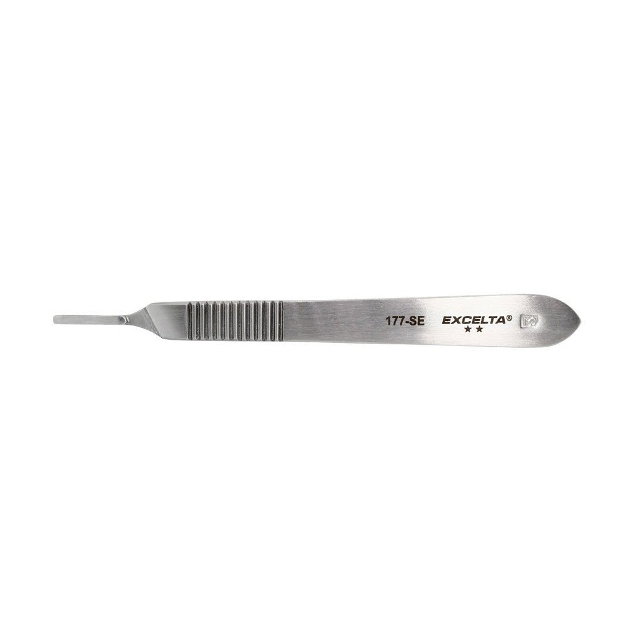 Excelta 177-SE  |  Scalpel Handle - Straight - 1-Star - SS