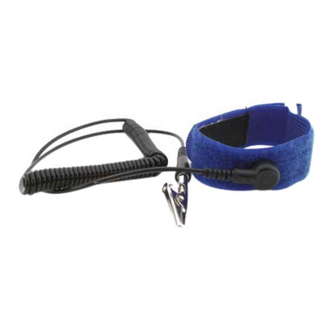 Botron B9208  |  Black Hook & Loop Wrist Strap Set 6'