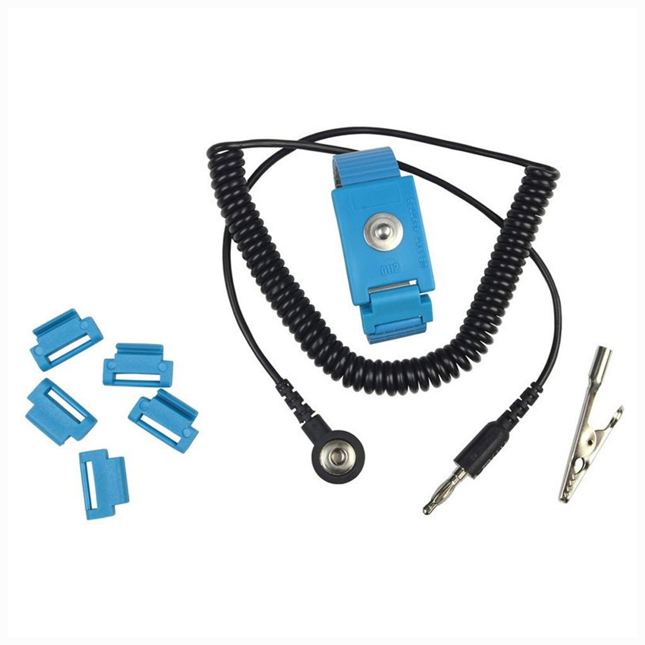 SCS AMWS121M  |  Wrist Strap, Adjustable Metal, 12' CordTDSSingle-Wire Metal Wrist Strap