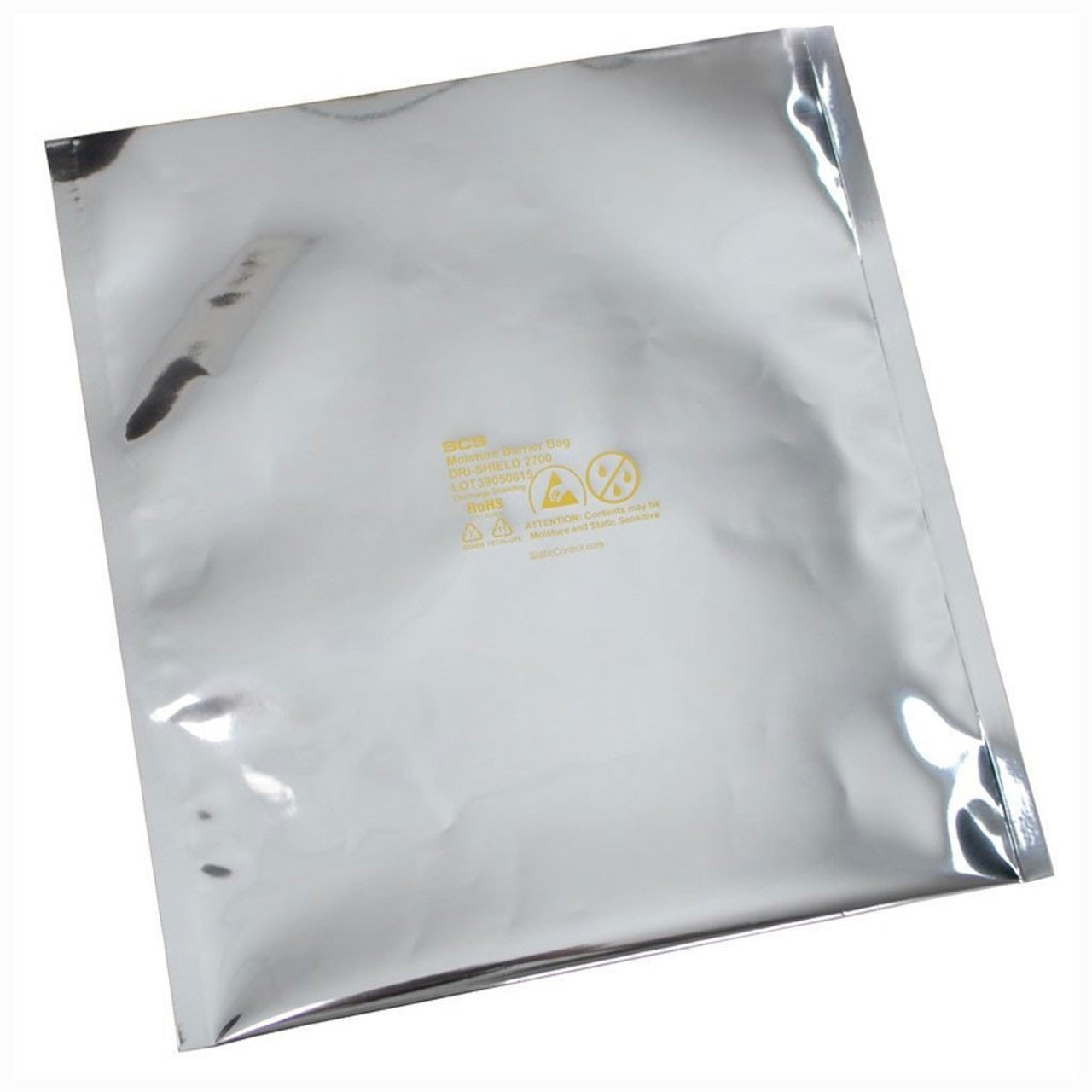 SCS D271216  |  Static Shielding Moisture Barrier Bag, Puncture Resistant, Dri-Shield 2700, 12"x16" - 100/PK