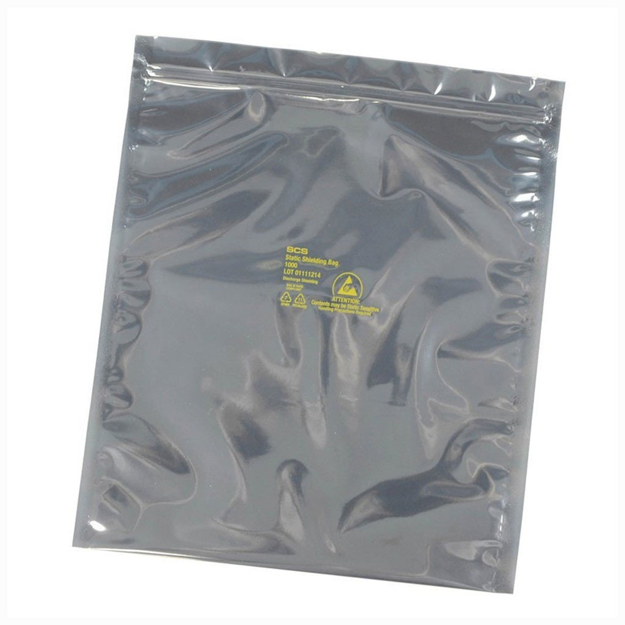 SCS 30023 |  Metal-In Static Shielding Bag, ZipTop, 1000 Series, 2"x3" - 100/PK