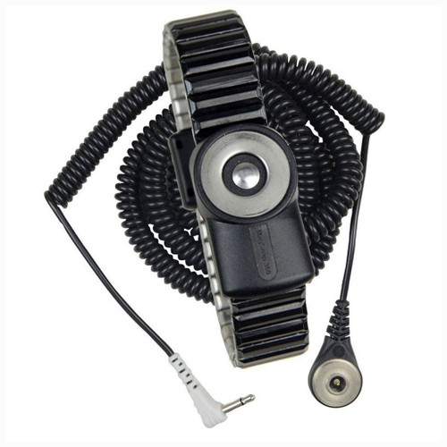 SCS 2232 |  MagSnap 360 Magnetic Metal ESD Wrist Strap, Dual Wire, 12' Cord, Medium