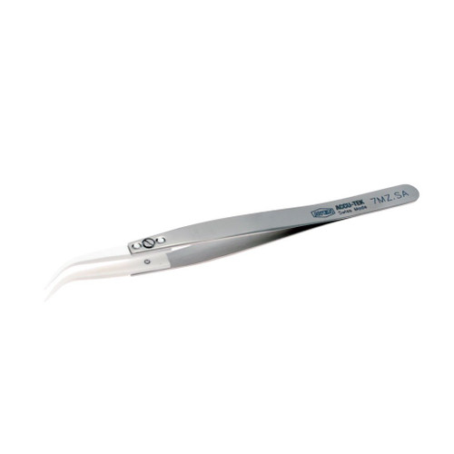 Aven 18814 |  Tweezers Ceramic Tip, Curved Fine With Aluminium Body