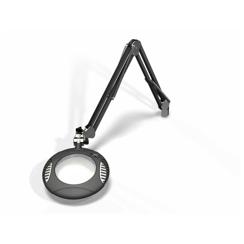 OC White 42300-5-12-CM  |  Green-Lite LED Magnifier - 5 Diopter (2.25X) - Charcoal Mist - ESD-Safe - 43in - Screw Down - 100-240V - 8W - LED