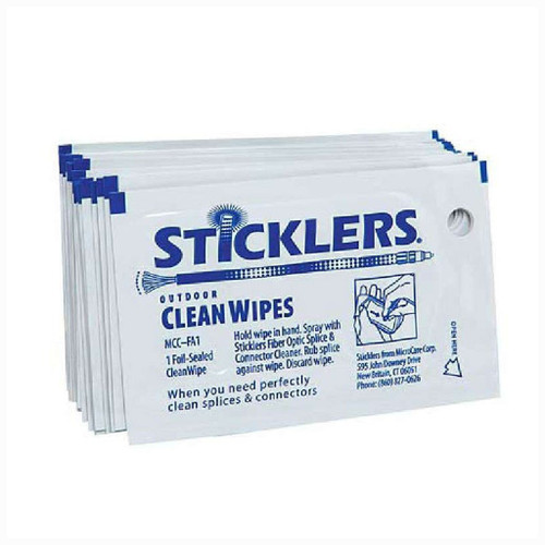 MicroCare MCC-FA1  |  CleanWipes™ Singles - Bag of 50 Sheets - Case of 12