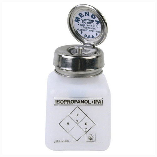 Menda 35396 |  Pure-Touch,Natural Square,Hdpe4 Oz, Imprinted 'Isopropanol'