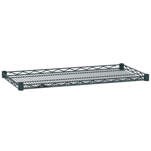 Metro HDM2448-DSG  |  24"x48" Super Erecta Drop Mat Shelving with Built in Ledge - Smoked Glass, (1/Pk)