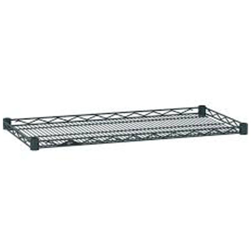 Metro HDM1848-DSG  |  18"x48" Super Erecta Drop Mat Shelving with Built in Ledge - Smoked Glass, (1/Pk)