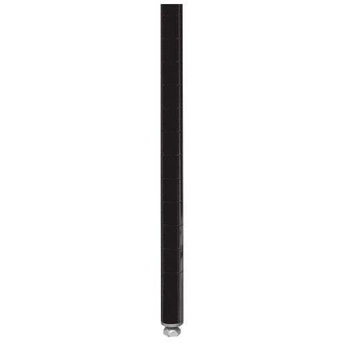 Metro 27PBL  |  Super Erecta SiteSelect Post with Adjustable Leveling Bolts - 27.5" High - Black