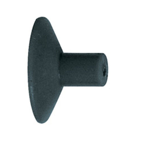 Excelta CB-12  |  Vacuum Cup - Round - 3-Star - Black Buna-n - .5"(12.5mm) dia.