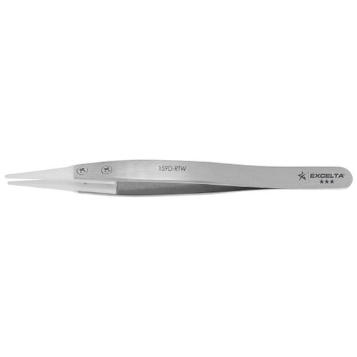Excelta 159D-RTW  |  Tweezers - Replaceable Tip - Straight - 3-Star - Acetal Tips