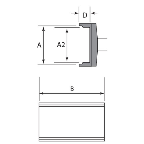 Metcal SMTC-1142 | SMT Rework Tip, Tunnel, 5.18mm, SOIC-14 for MX Iron, RM3E & H1-AV Handpieces, 700 Series
