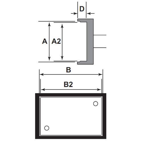 Metcal RCP-QD6 | MFR SMT Rework Cartridge, Quad,  PLCC-44 Chip Pkg, Heavy Thermal Loads