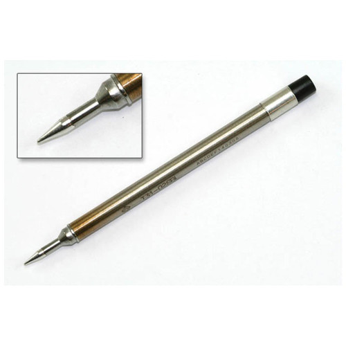 Hakko T31-02SBL  |  T31 Tip (750°F / 400°C), Shape: Conical, Size: R0.2 x 13.7mm