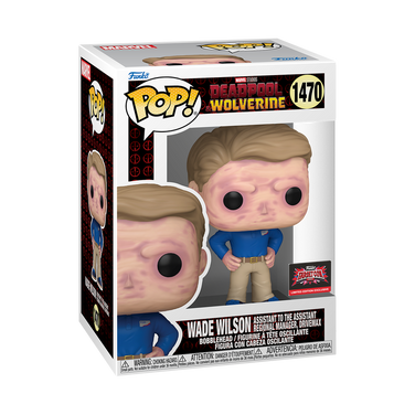 Funko Pop Wade Wilson DriveMax Vinyl Figure #1470 – Deadpool & Wolverine Collectible in Display Box
