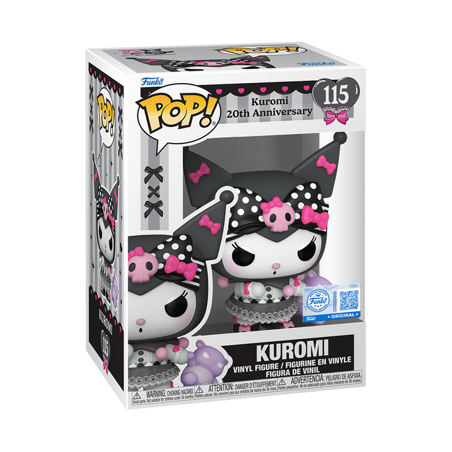 Funko Pop! Animation: Sanrio – Kuromi 20th Anniversary Vinyl Figure #115