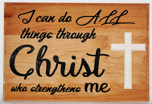 Bible Verse Signs (ELEGANT) - Philippians 4:13