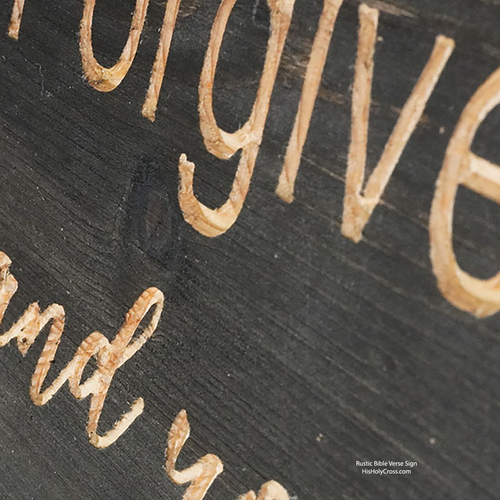 Bible Verse Signs (RUSTIC) - Luke 6:37