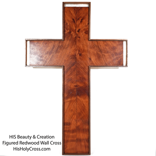 HIS Beauty & Creation - Figured Redwood & Silver Epoxy 12"