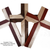 2 Tone Pin Wheel Wood Wall Crosses