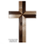 2 Tone Pin Wheel Wood Wall Crosses