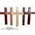 Hand Prayer Wood Crosses (8" Large)
