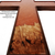 HIS Beauty & Creation - Maple Burl & Purple Epoxy Cross 18"